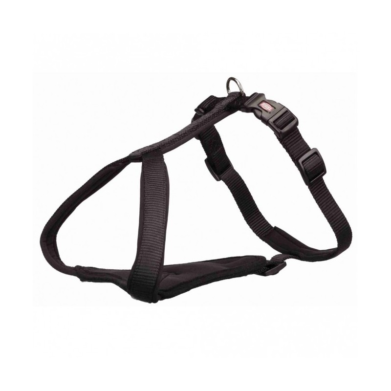 Trixie Premium Y-Geschirr - schwarz - 75-95 cm/25 mm
