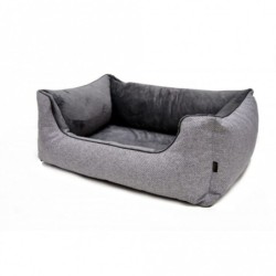 Lebon Hundebett Louis PLUS - Silver - 80 x 60 cm