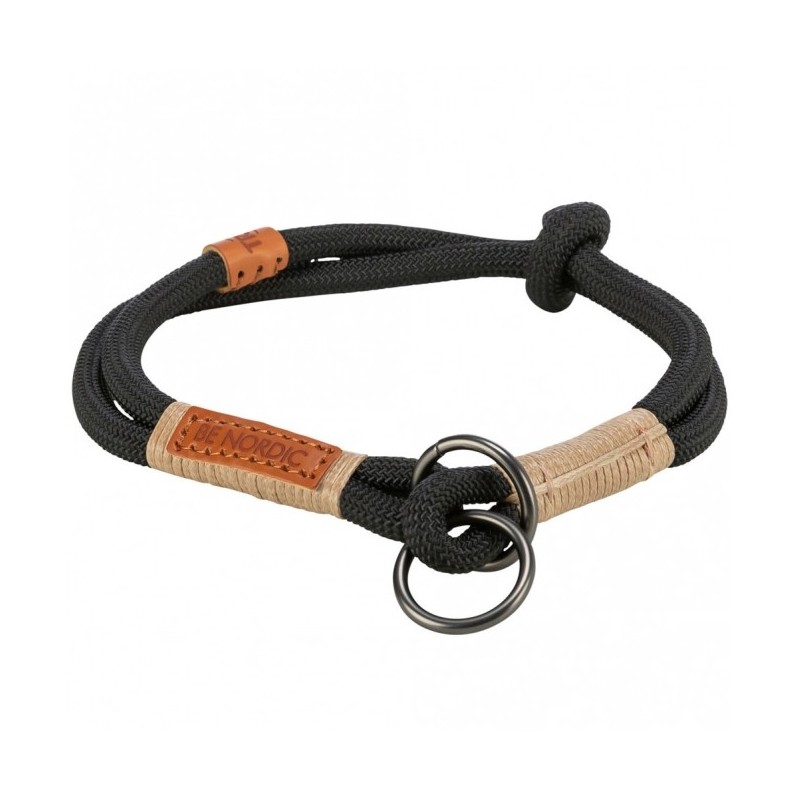 Trixie BE NORDIC Zug-Stopp-Halsband - schwarz - 30 cm