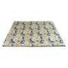 CARBONE Hundematte Mattress, 60 x 80 cm - Blumen-blau