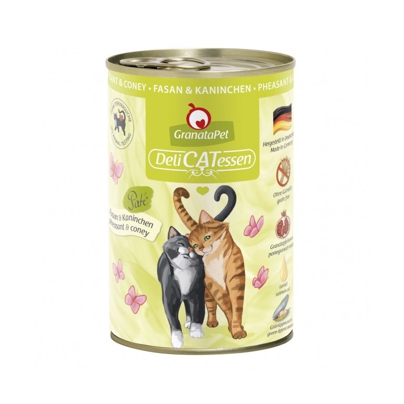 GranataPet Delicatessen Dose Fasan & Kaninchen - 400 g