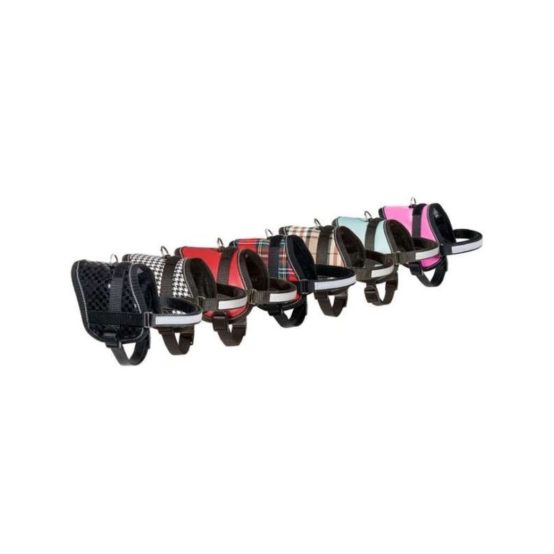Karlie Teeny-Weeny Minihund-Geschirr - Rot Kariert/26-35cm Karlie Teeny-Weeny Minihund-Geschirr - Rot Kariert/26-35cm