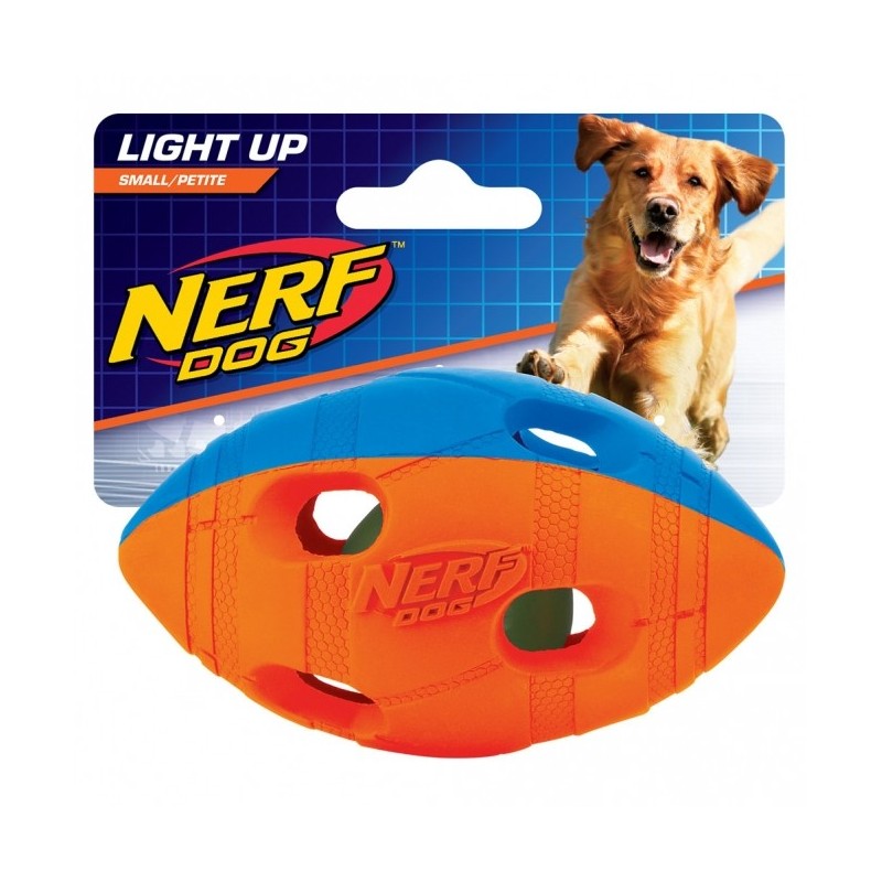 NERF Dog Iluma-Action LED-Football - S NERF Dog Iluma-Action LED-Football - S