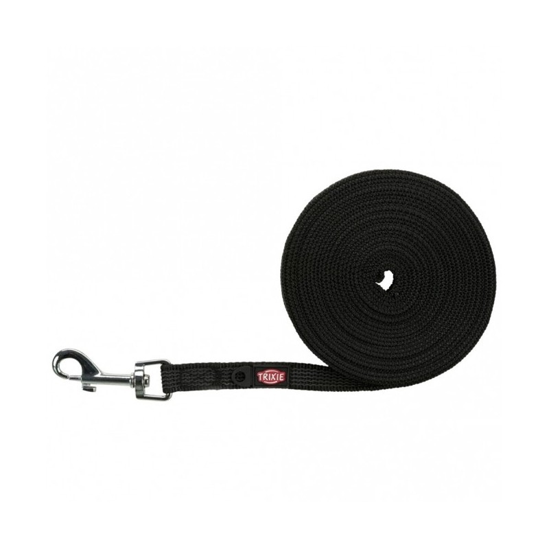 Trixie Schleppleine, gummiert - schwarz - 5 m/15 mm Trixie Schleppleine, gummiert - schwarz - 5 m/15 mm