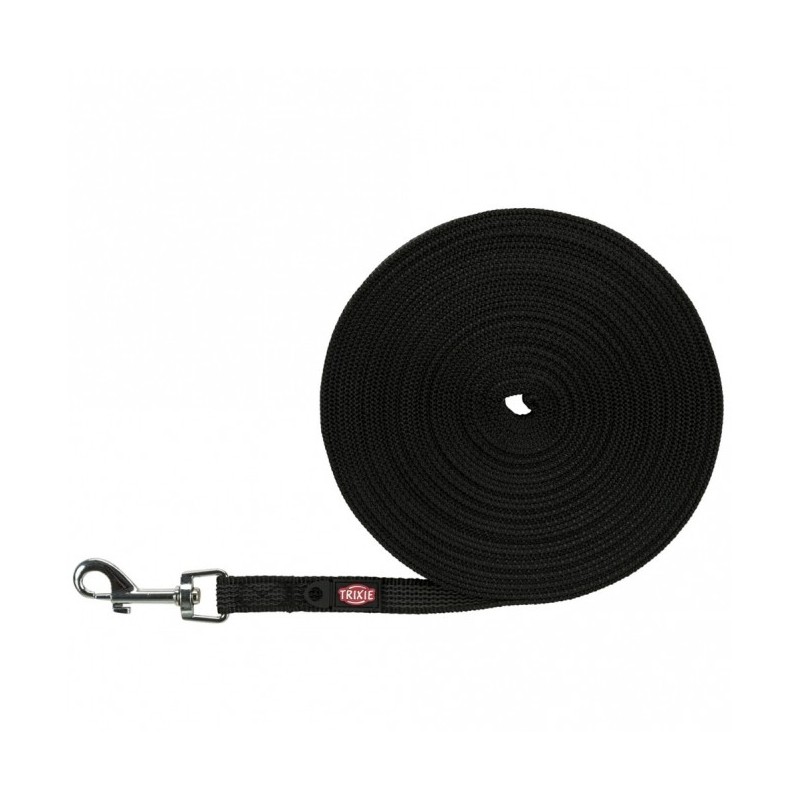 Trixie Schleppleine, gummiert - schwarz - 10 m/15 mm Trixie Schleppleine, gummiert - schwarz - 10 m/15 mm