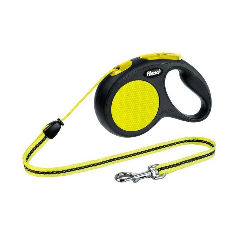Flexi New Classic Neon Seil-Roll-Leine - M Flexi New Classic Neon Seil-Roll-Leine - M