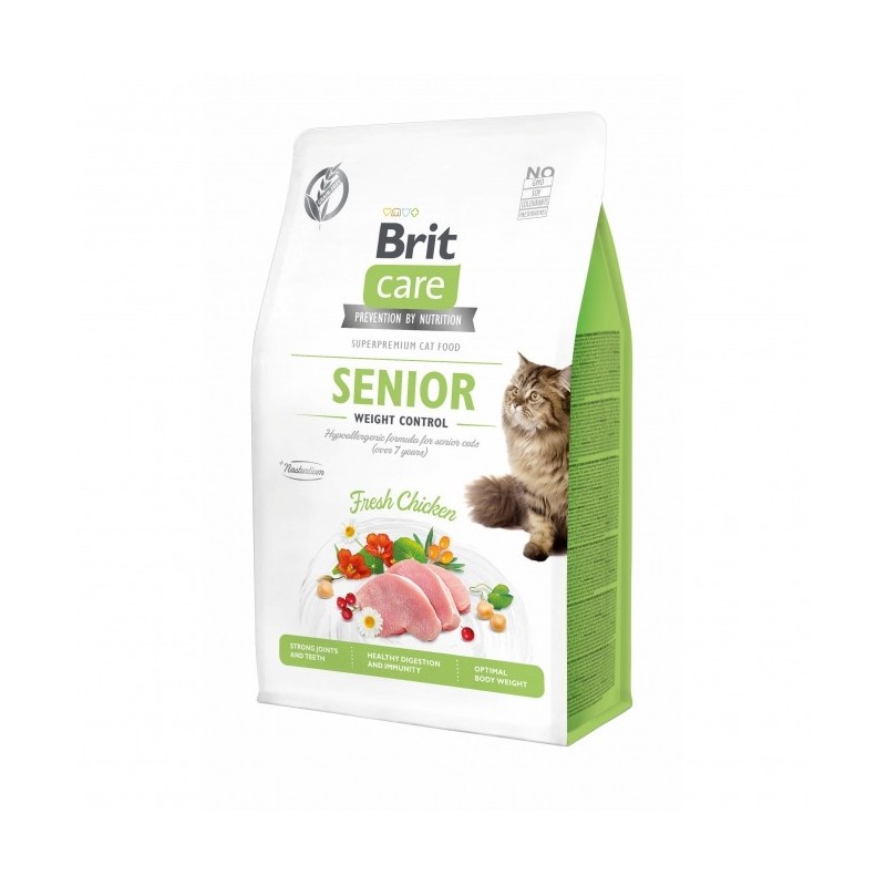 Brit Care Cat Grain-Free - Senior - Weight Control - 400g