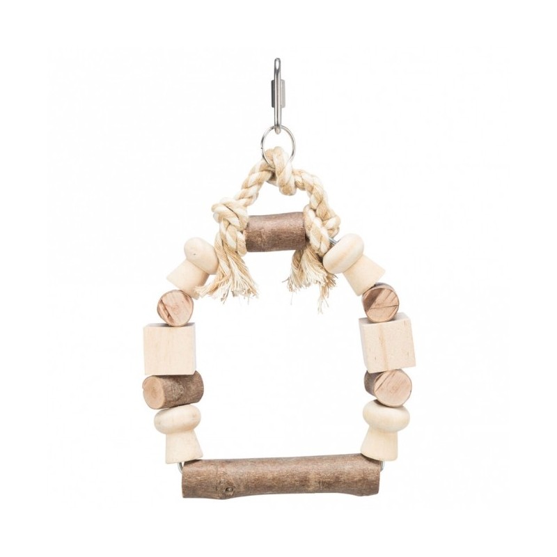 Trixie Bogenschaukel mit Holzklötzen - Klein