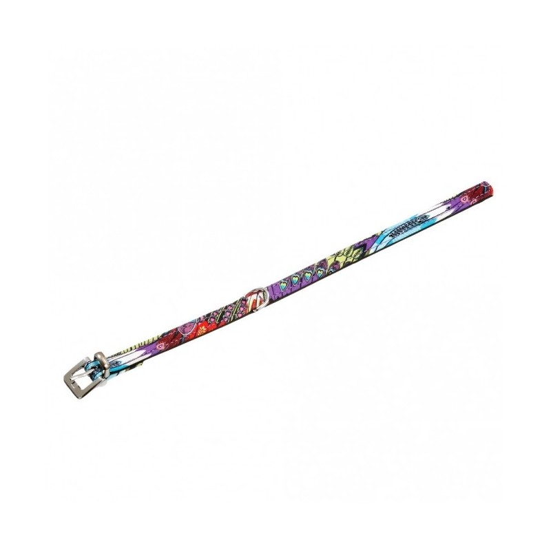 Karlie Halsband Peacock - grün/schwarz - 27 cm / 10 mm