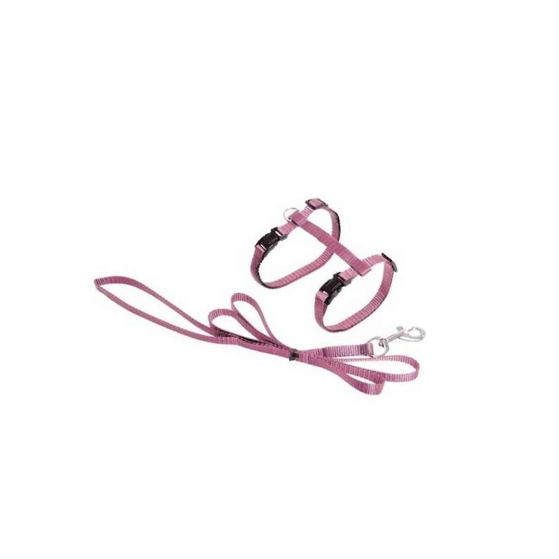 Karlie ASP Katzengeschirr mit Leine - Rosa