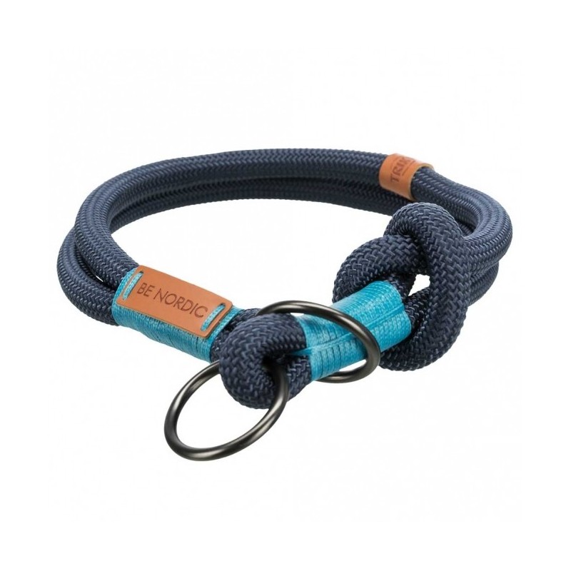 Trixie BE NORDIC Zug-Stopp-Halsband - dunkelblau - 30 cm