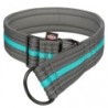 Trixie Fusion Zug-Stopp-Halsband, extra breit - grafit/ozean - 28-38 cm/35 mm
