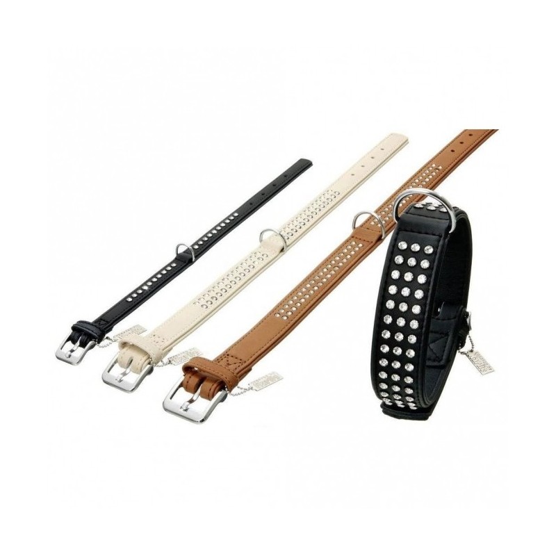 Karlie Nordic Strass Halsband - Biscuit (Hellbeige) - 40 mm / 65 cm Karlie Nordic Strass Halsband - Biscuit (Hellbeige) - 40 mm / 65 cm