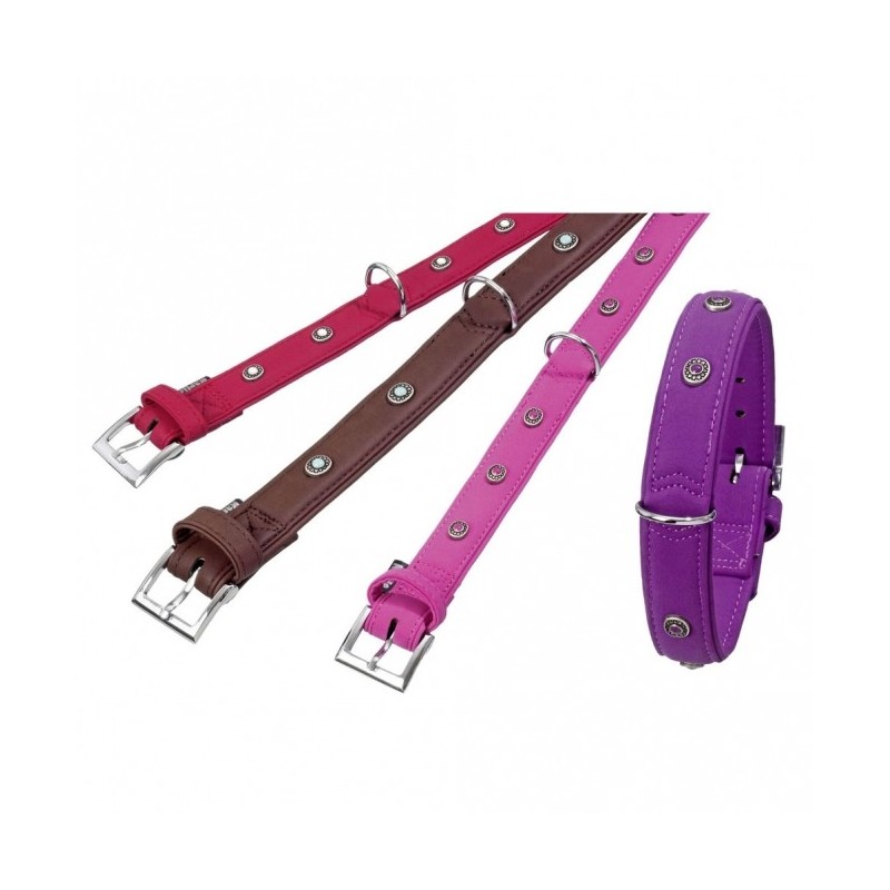 Karlie Art Buffalo Deco Halsband - Rot - 65cm / 40mm Karlie Art Buffalo Deco Halsband - Rot - 65cm / 40mm