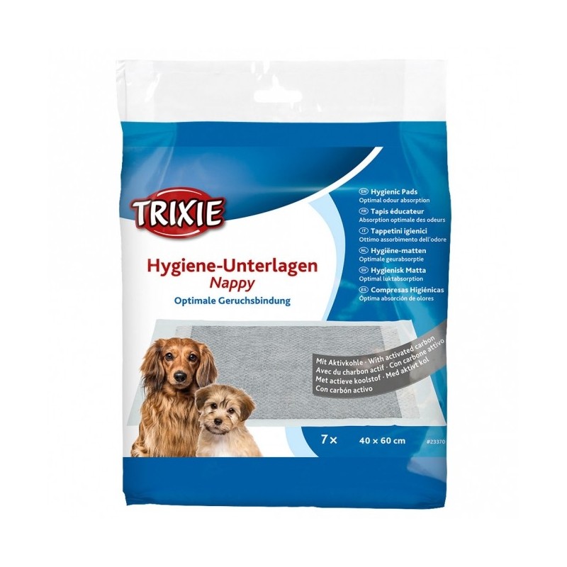 Trixie Hygiene-Unterlage Nappy mit Aktivkohle - 40 x 60 cm / 7 Stück