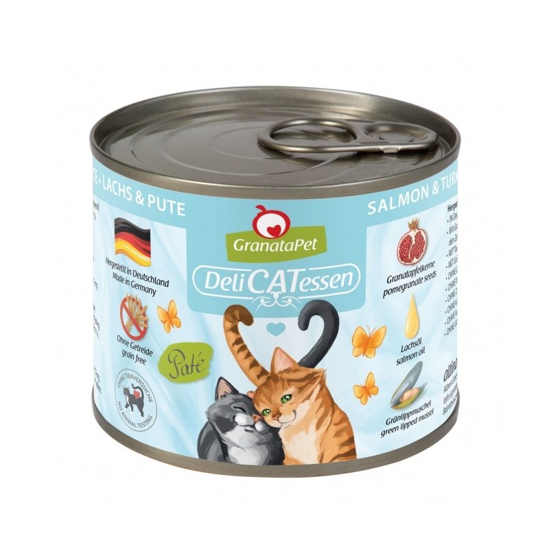 GranataPet Delicatessen Dose Lachs & Pute - 200 g