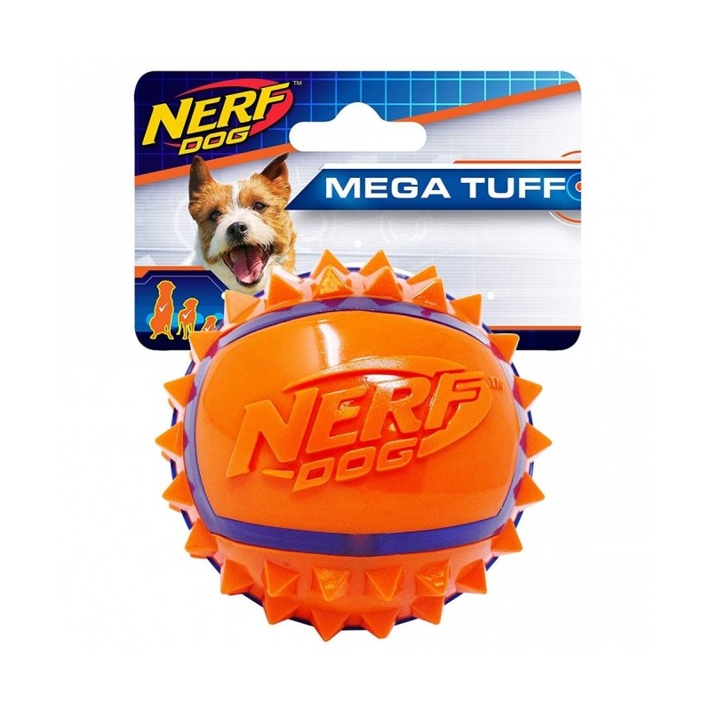 NERF DOG Mega Tuff TPR Spike Ball - 9 cm NERF DOG Mega Tuff TPR Spike Ball - 9 cm