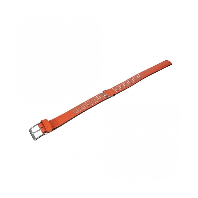 Karlie Vintage Strass Halsband - Mandarine - 4-reihig, 65cm/40mm Karlie Vintage Strass Halsband - Mandarine - 4-reihig, 65cm/40mm