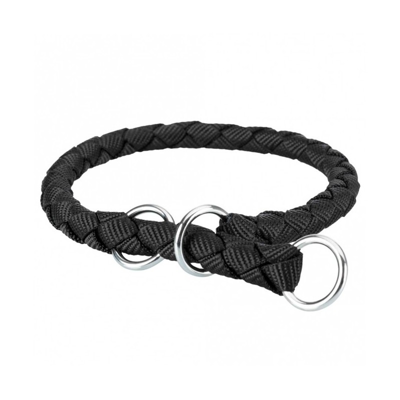 Trixie Cavo Zug-Stopp-Halsband - schwarz - 35-41 cm/ø 12 mm