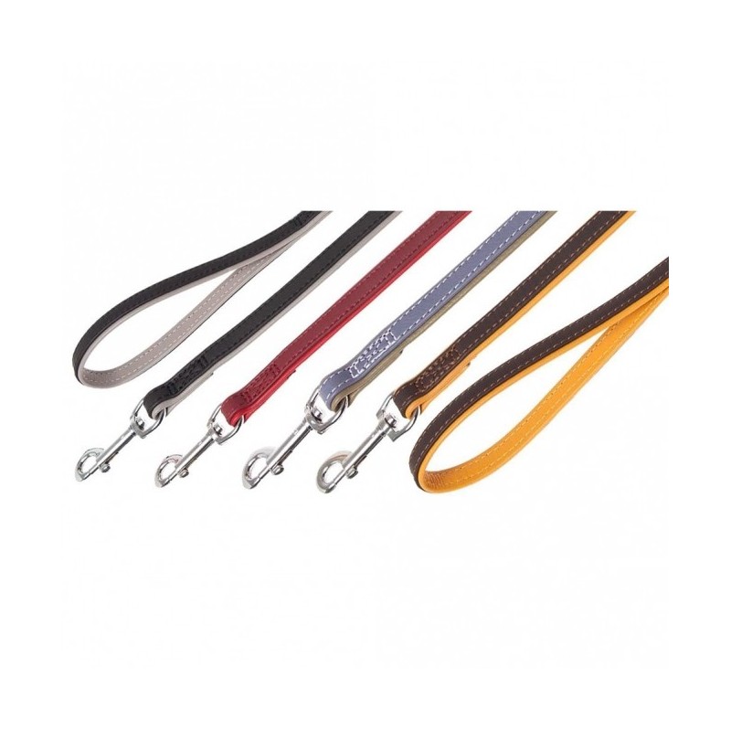 Karlie Vintage Trend Leine - Schwarzbraun/Grau - 100cm / 18mm