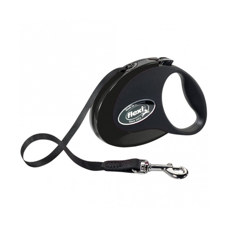 Flexi Rollleine STYLE Gurt - schwarz / S