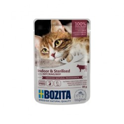 Bozita Cat PB Indoor & Sterilised Häppchen in Gelee Rind 85g