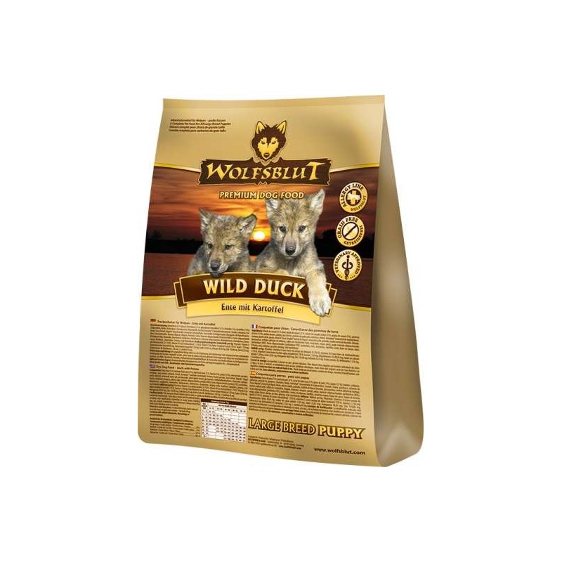 Wolfsblut Wild Duck Puppy Large - 2 kg