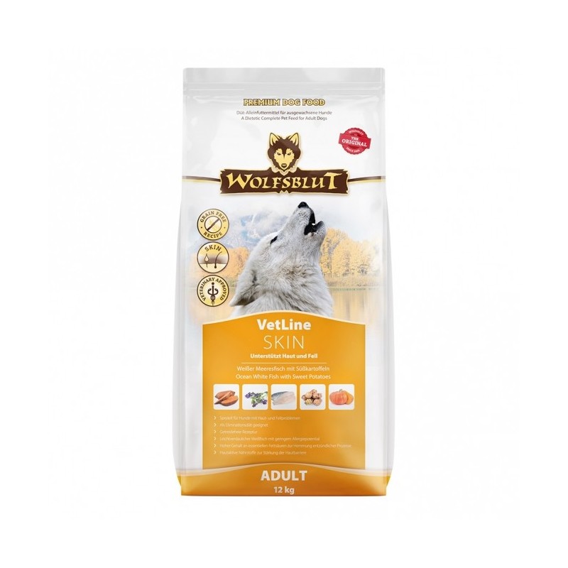 Wolfsblut VetLine Skin & Coat - 12 kg