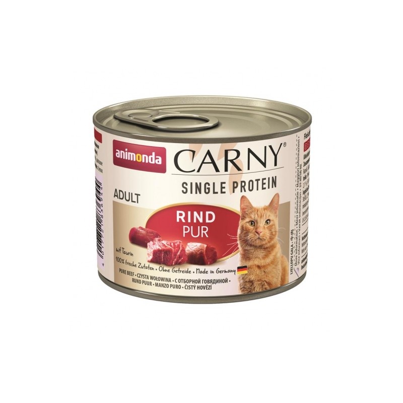 Animonda Cat Dose Carny Adult Single Protein Rind 200g Animonda Cat Dose Carny Adult Single Protein Rind 200g