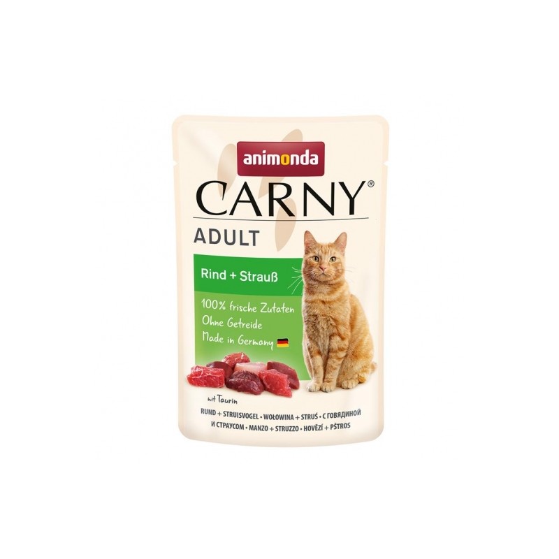 Animonda Carny PB Adult Rind + Strauß 85g Animonda Carny PB Adult Rind + Strauß 85g