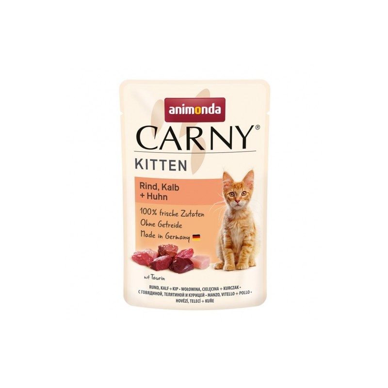 Animonda Carny PB Kitten Rind, Kalb + Huhn 85g Animonda Carny PB Kitten Rind, Kalb + Huhn 85g