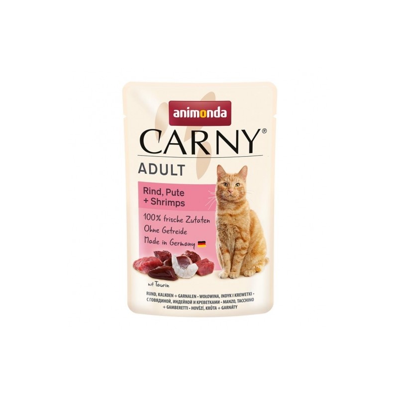 Animonda Carny PB Adult Rind, Pute + Shrimps 85g Animonda Carny PB Adult Rind, Pute + Shrimps 85g