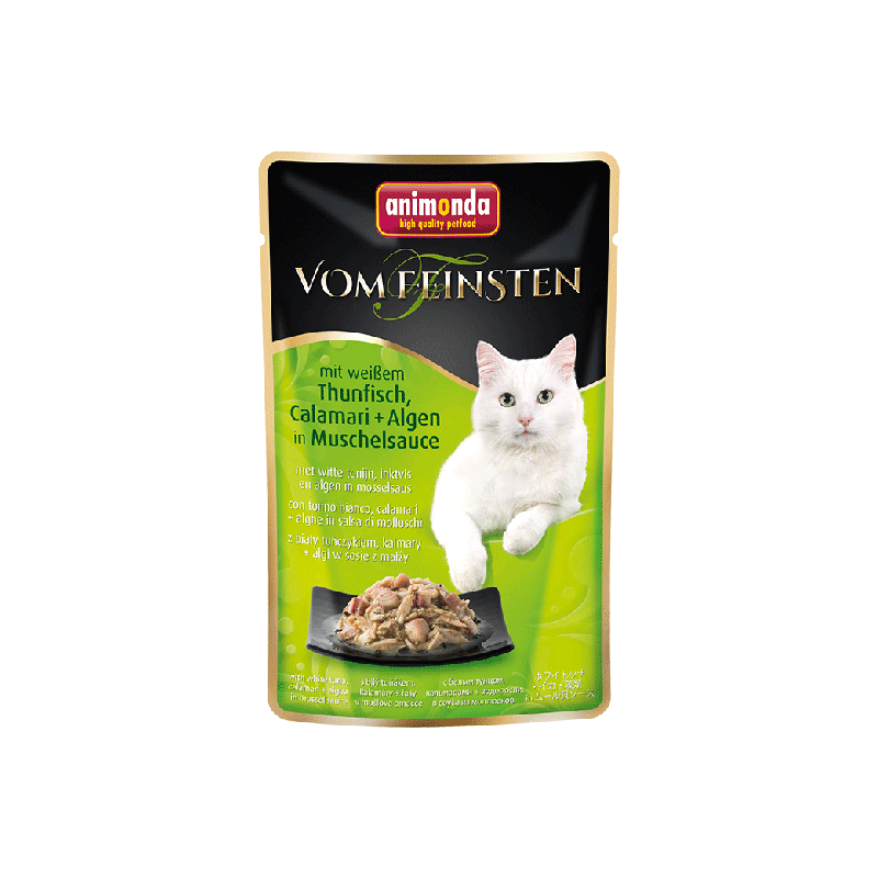 Animonda vom Feinsten mit Hühnchenfilet & Thunfisch, Calamari + Algen 50g Animonda vom Feinsten mit Hühnchenfilet & Thunfisch, Calamari + Algen 50g