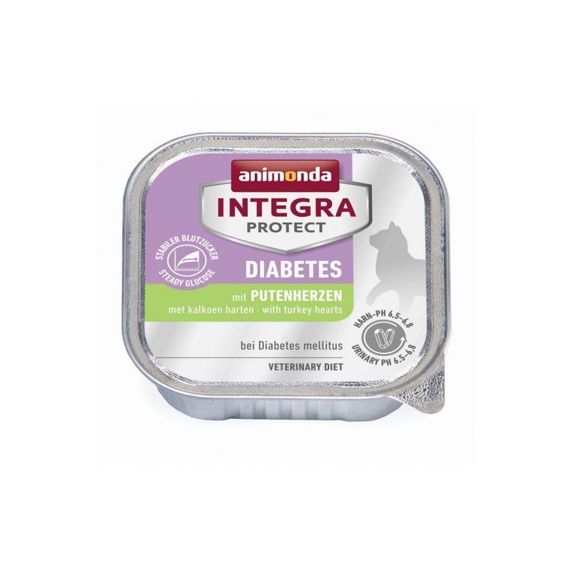 Animonda Cat Schale Integra Protect Diabetes mit Putenherzen 100g Animonda Cat Schale Integra Protect Diabetes mit Putenherzen 100g