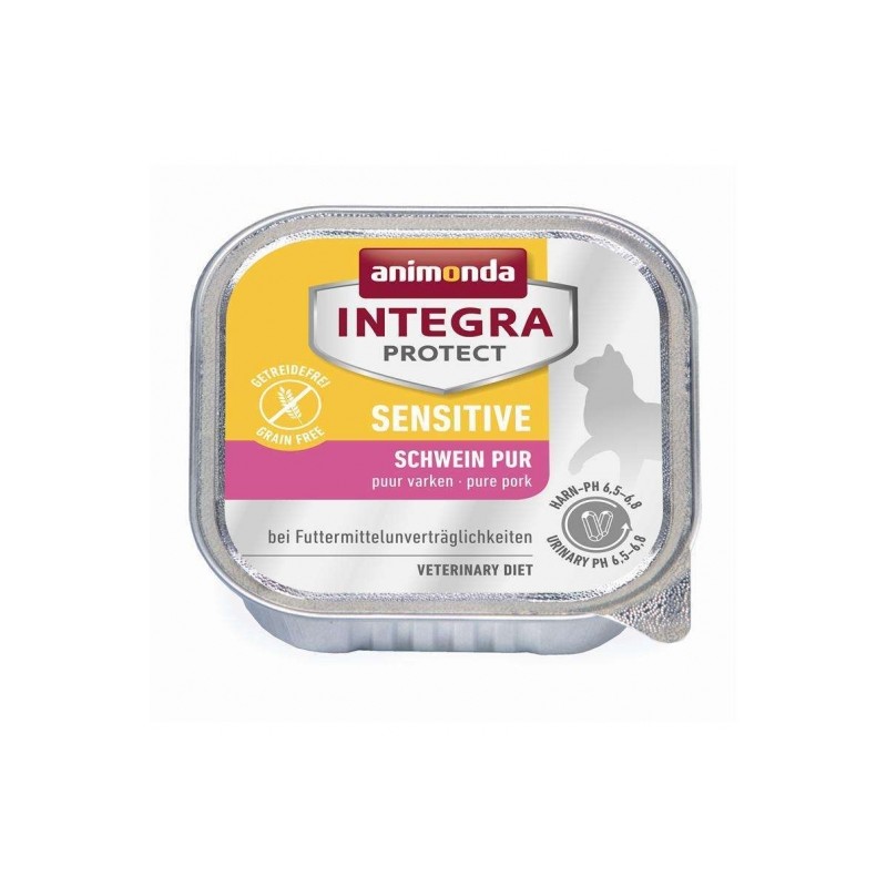 Animonda Cat Schale Integra Protect Sensitiv mit Schwein pur 100g