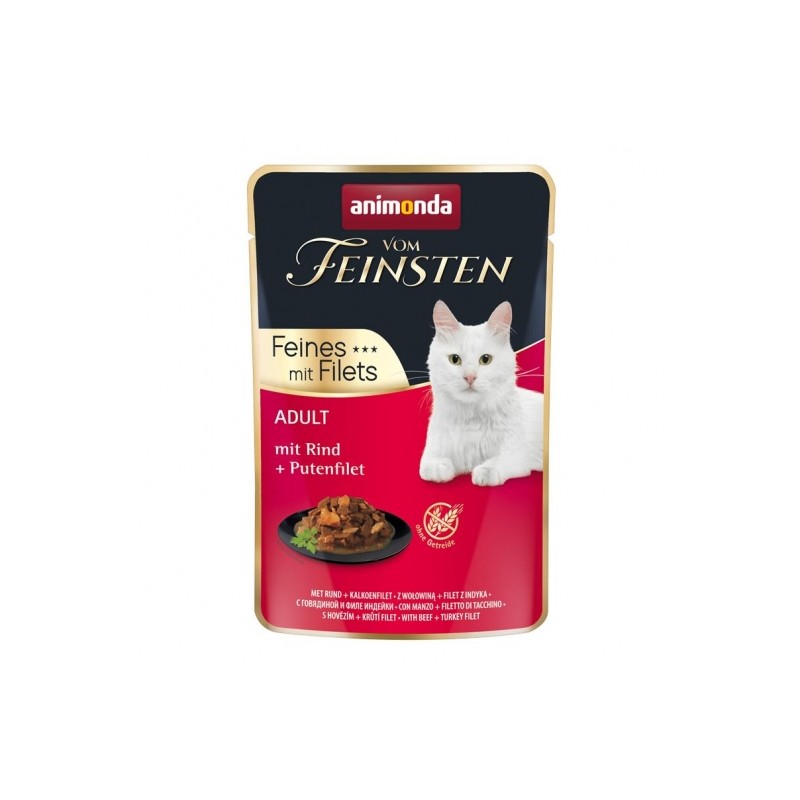 Animonda vom Feinsten Cat Adult Rind & Putenfilet 85g Animonda vom Feinsten Cat Adult Rind & Putenfilet 85g