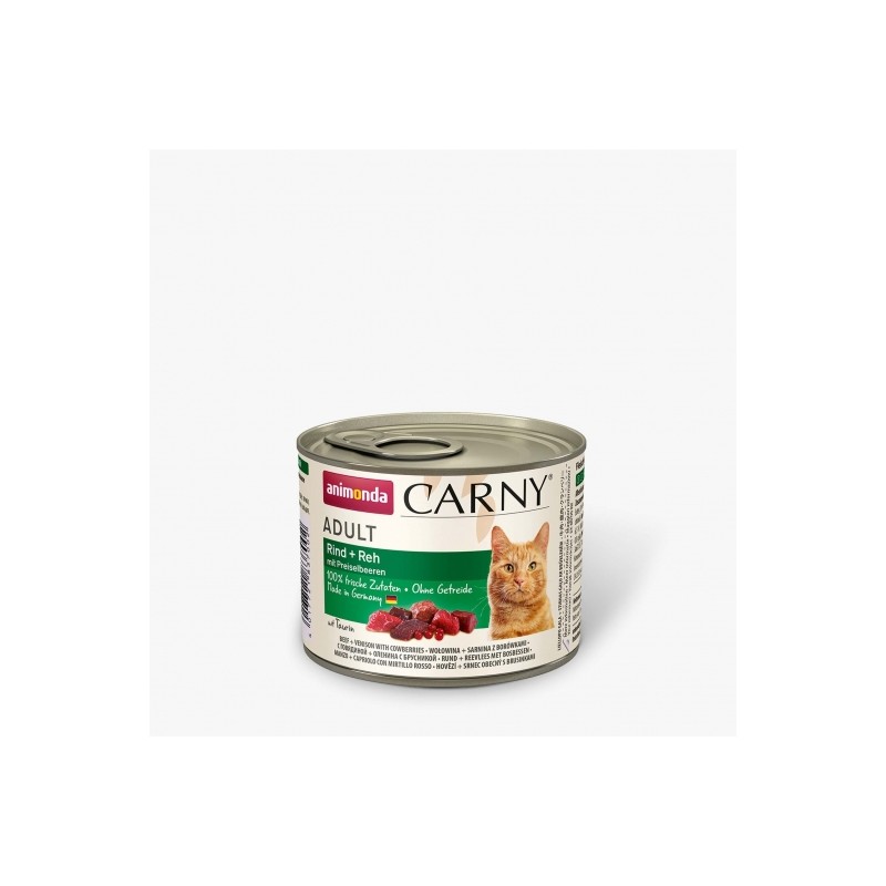 Animonda Cat Dose Carny Adult Rind & Reh & Preiselbeeren - 200 g