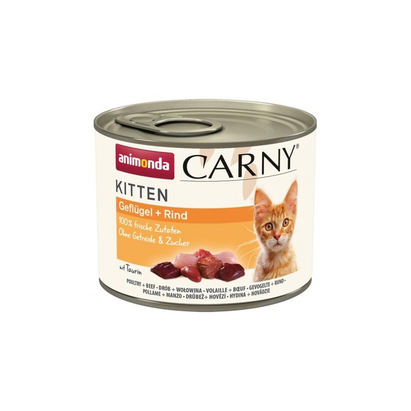 Animonda Carny Kitten Geflügel & Rind - 200g Animonda Carny Kitten Geflügel & Rind - 200g