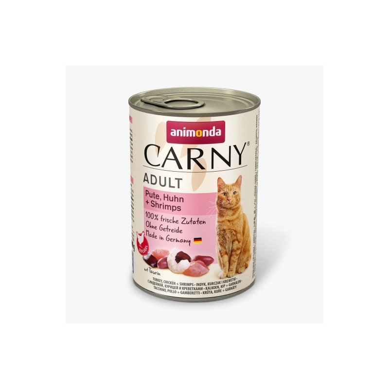 Animonda Cat Dose Carny Adult Pute & Huhn & Shrimps - 400 g Animonda Cat Dose Carny Adult Pute & Huhn & Shrimps - 400 g