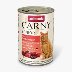 Animonda Cat Dose Carny Senior Rind & Putenherzen - 400 g