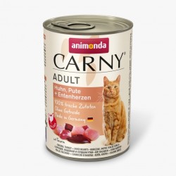 Animonda Cat Dose Carny Adult Huhn & Pute & Entenherzen - 400 g