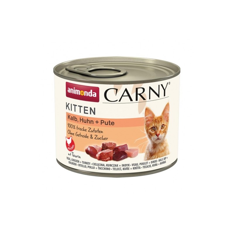 Animonda Carny Kitten Kalb, Huhn & Pute - 200g Animonda Carny Kitten Kalb, Huhn & Pute - 200g