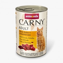 Animonda Cat Dose Carny Adult Rind & Huhn & Entenherzen - 400 g