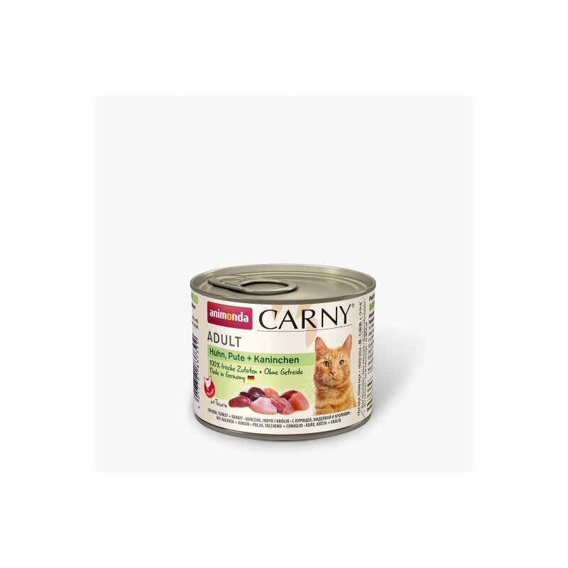 Animonda Cat Dose Carny Adult Huhn & Pute & Kaninchen - 200 g Animonda Cat Dose Carny Adult Huhn & Pute & Kaninchen - 200 g