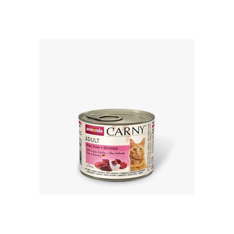 Animonda Cat Dose Carny Adult Rind & Pute & Shrimps - 200 g Animonda Cat Dose Carny Adult Rind & Pute & Shrimps - 200 g