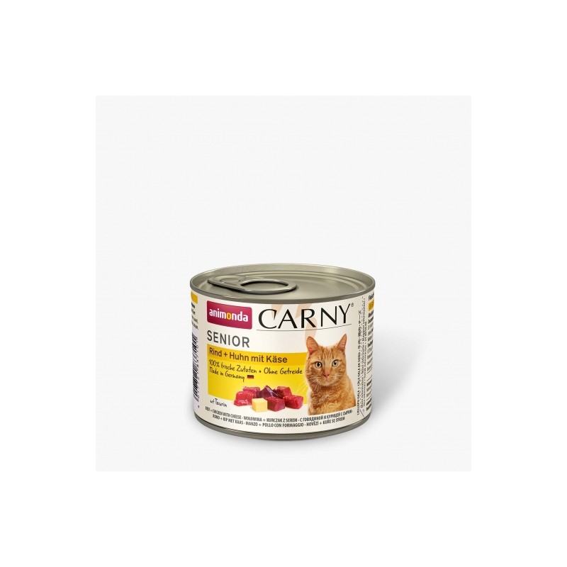 Animonda Cat Dose Carny Senior Rind & Huhn & Käse - 200 g Animonda Cat Dose Carny Senior Rind & Huhn & Käse - 200 g