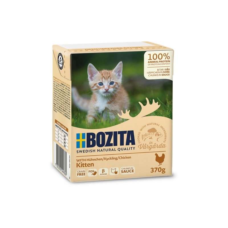 Bozita Cat Tetra Recard in Soße für Kitten 370g Bozita Cat Tetra Recard in Soße für Kitten 370g