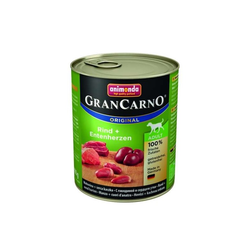 Animonda GranCarno Adult Rind & Entenherzen 800g