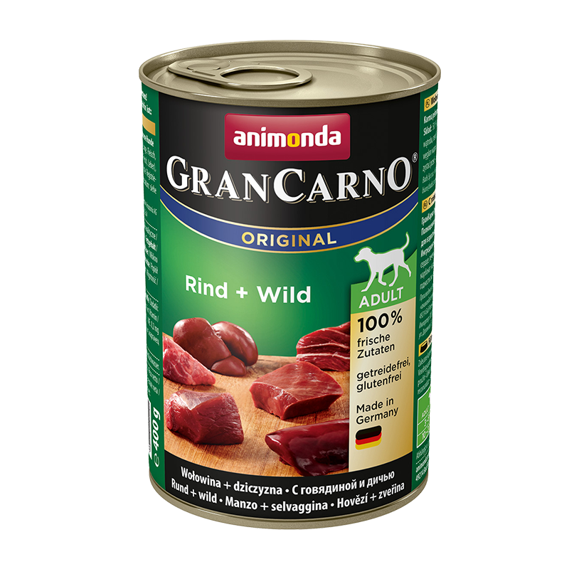 Animonda Dog Dose GranCarno Adult Rind & Wild 400g