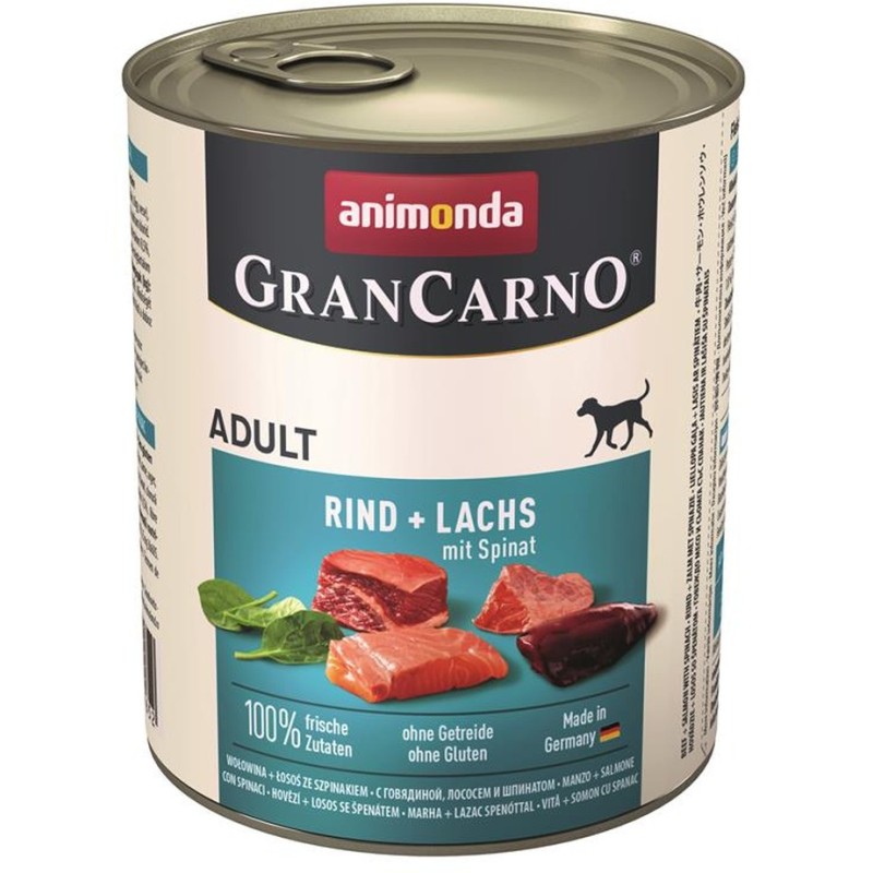 Animonda GranCarno Adult Rind & Lachs mit Spinat 800g